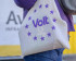 Close up van Volt tote bag tas