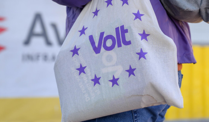 Close-up van Volt Tote Bag