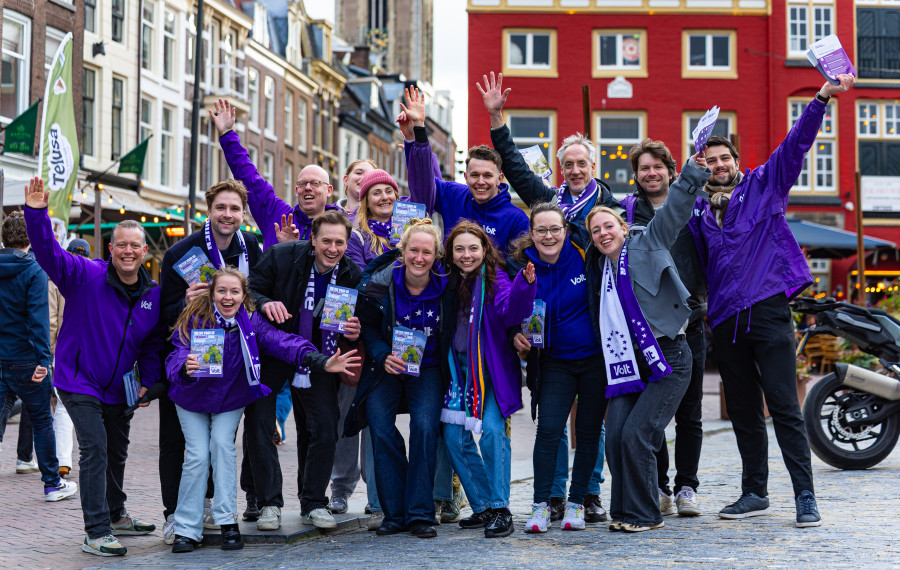 Volt Utrecht groepsfoto Rutger Geerling