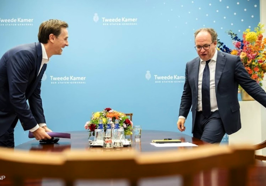 Laurens Dassen bij verkenner Wouter Koolmees