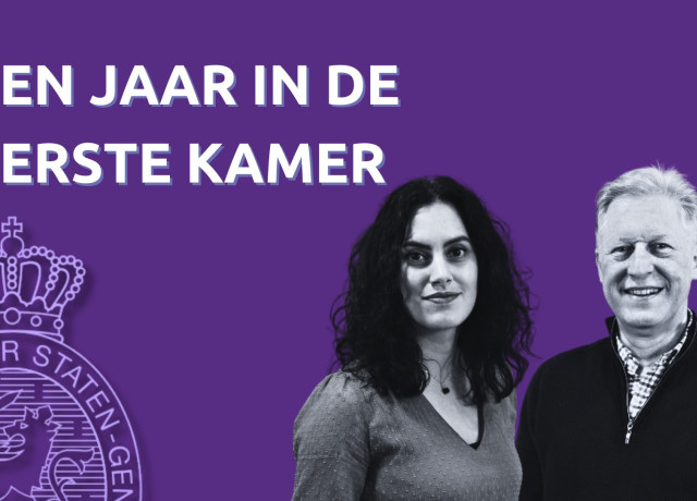 Een jaar in de eerste kamer