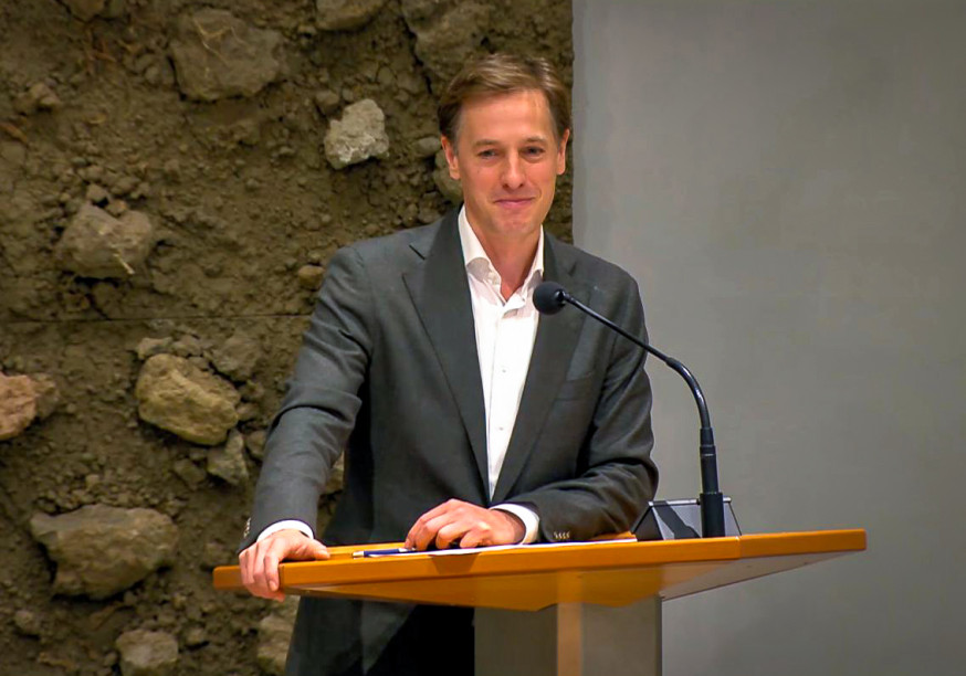 Laurens Dassen inbreng tijdens debat val van het kabinet 2025