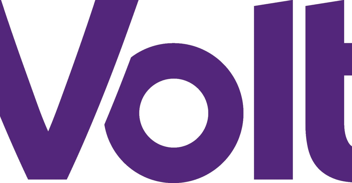 Volt logo paars