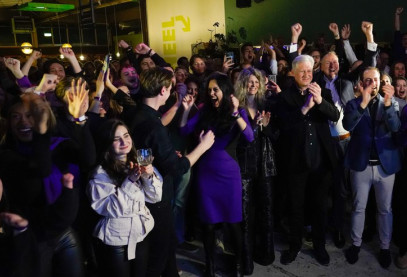 Campagne avond met Gaby en Eddy