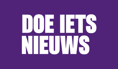 Doe iets nieuws campagne Graphic