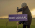 Bordje op platteland 