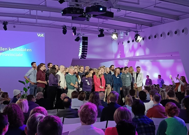 Volt Congres mensen