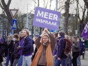 Volt optocht met bordje meer Inspraak