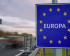 Snelweg met verkeersbord Europa