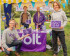 Volters in het park met een stand