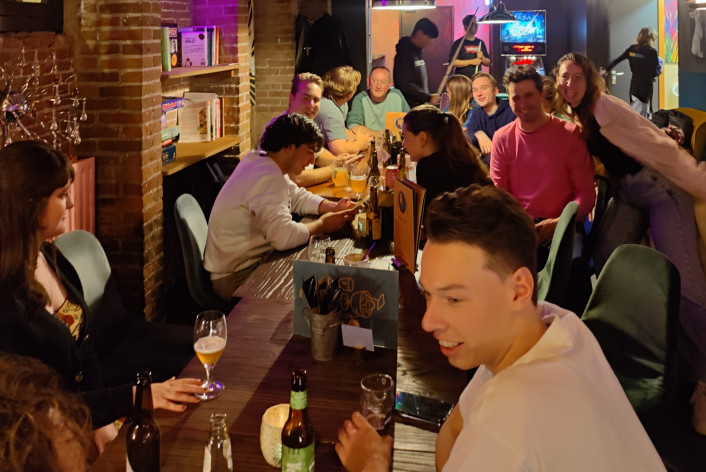 Borrel met Europese kandidaten