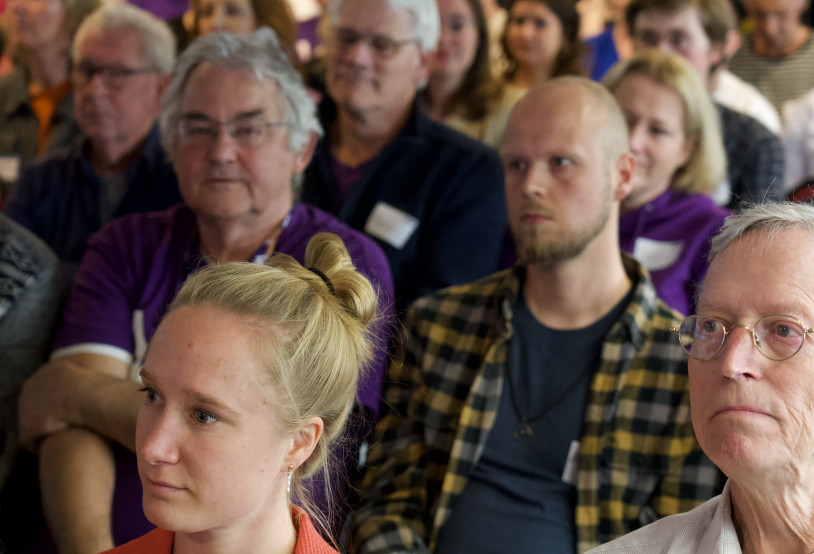 Foto van publiek tijdens Volt congres 23 September 2023