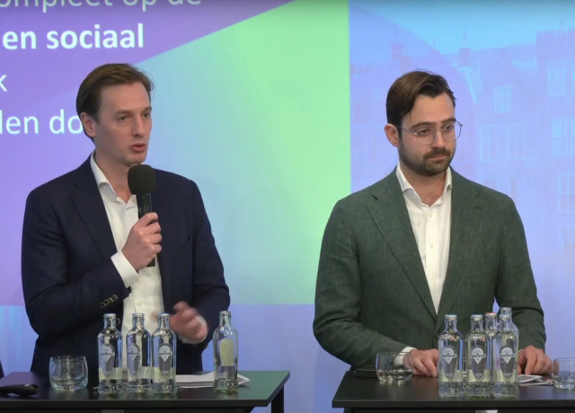 Laurens Dassen en Ernst Boutkan bij presentatie
