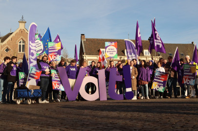 Provinciale Statenverkiezing campagne Volt letters