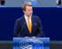 Reinier van Lanschot aan het spreken in het Europees Parlement