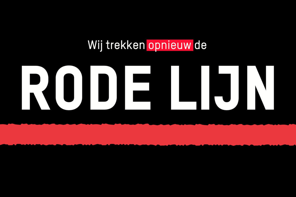 Wij trekken opnieuw de rode lijn