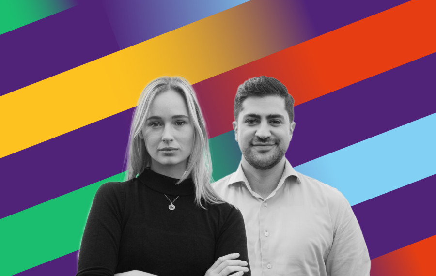 Juliet Broersen en Itay Garmy Raadsleden Volt Amsterdam Gemeenteraad