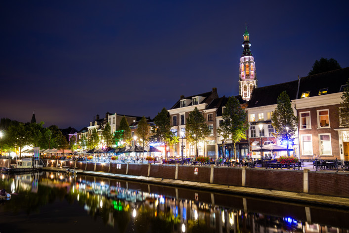 Een foto van het centrum van Breda.