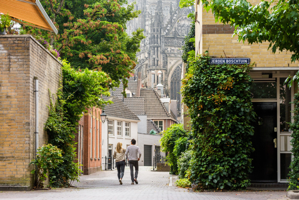 Een foto van het centrum in Den Bosch.