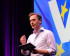 Laurens Dassen tijdens congresspeech Europadag 2026