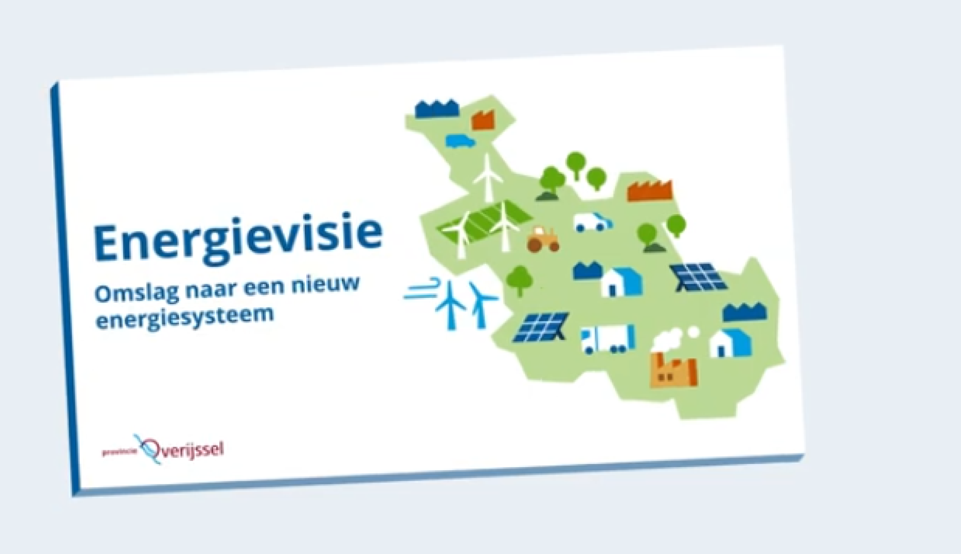 Omslag energievisie van Overijssel