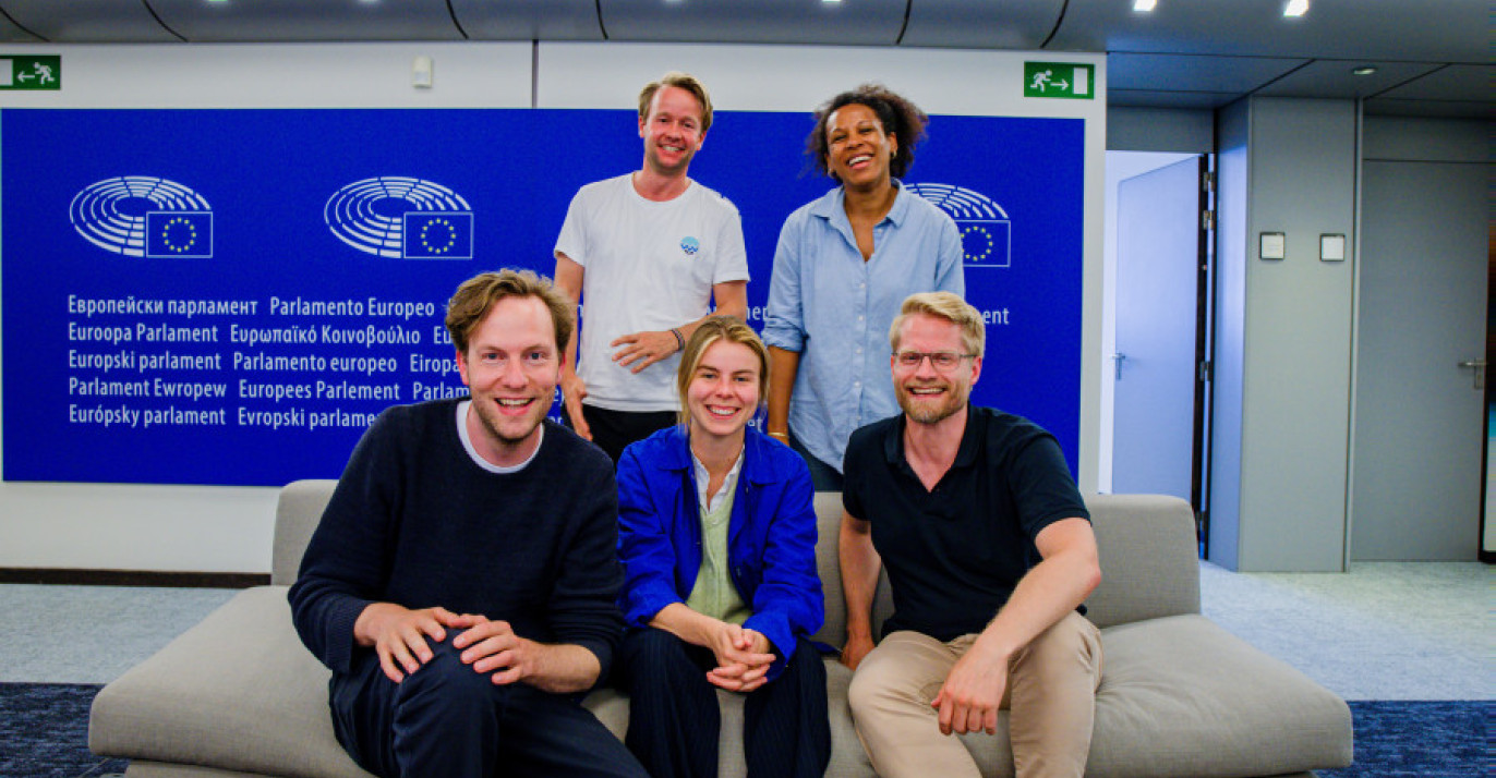 Kai Tegethoff Nela Riehl Damian Boeselager Anna Strolenberg Reinier van Lanschot in Brussel