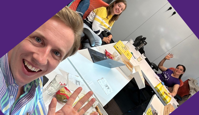 Fractievergadering van Volt fractie Overijssel