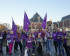 Groep Volt vrijwillgers tijdens campagne in Leeuwarden voor de Waag
