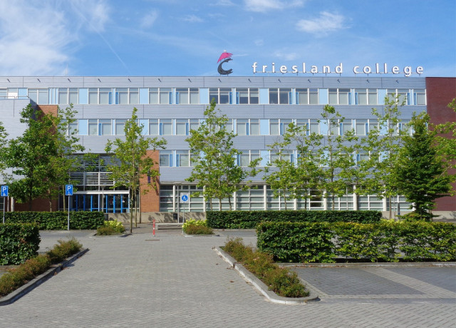 Aanzicht van het Friesland College