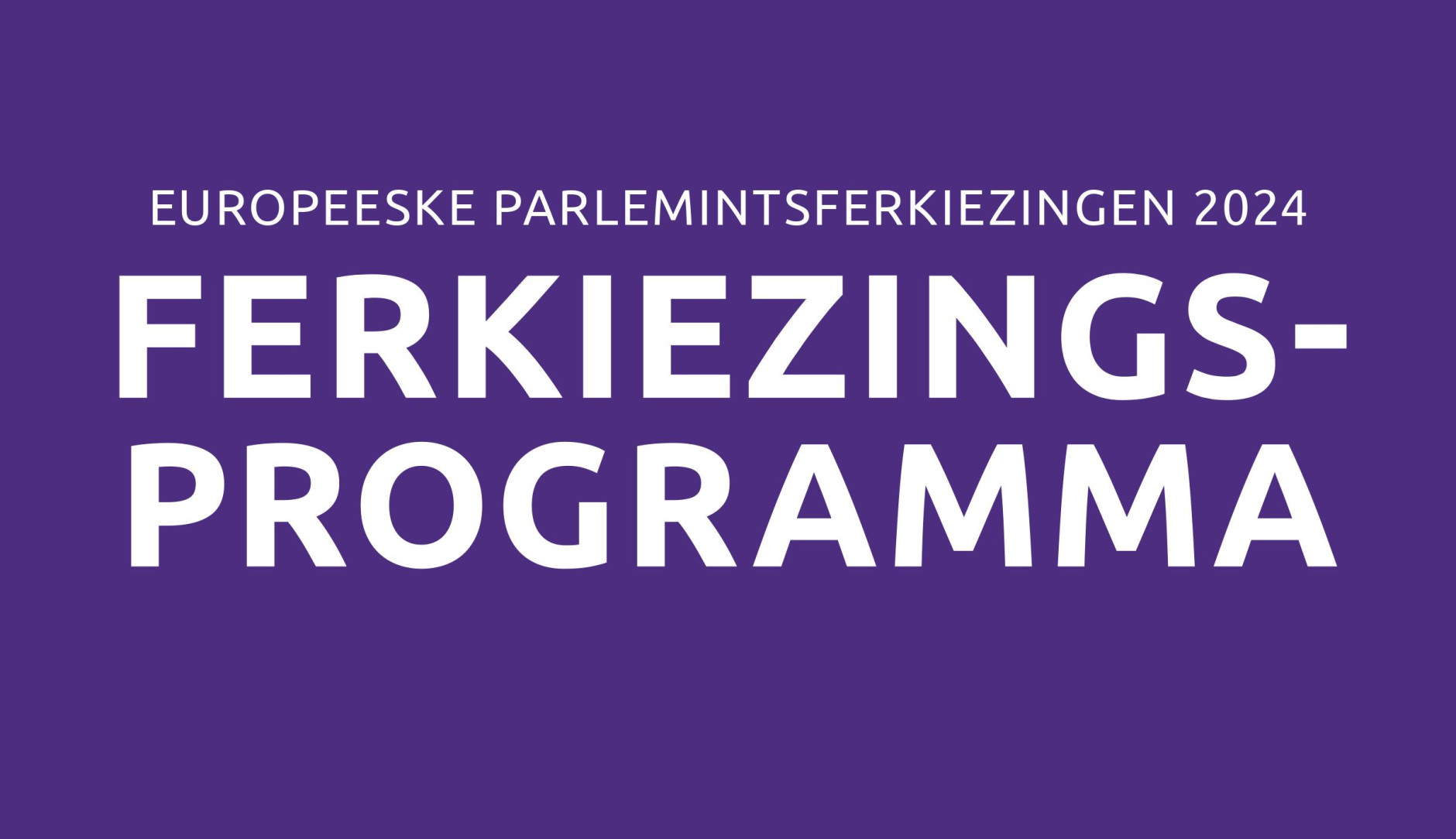 Volt Campaign Programme, alleen eerste pagina