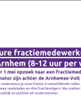 Fractiemedewerker Volt Arnhem