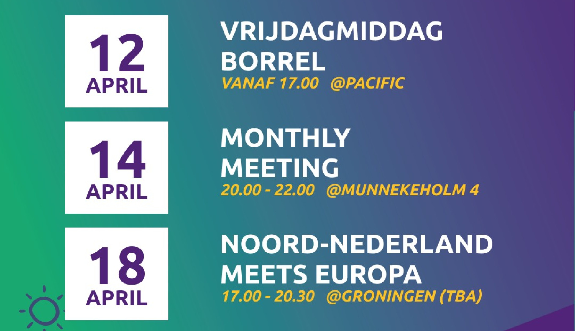 Europa-week in Groningen