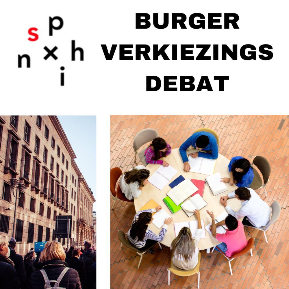 Burger verkiezingsdebat - Debatcentrum Sphinx Maastricht
