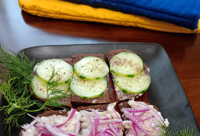 Oekraïense maaltijd