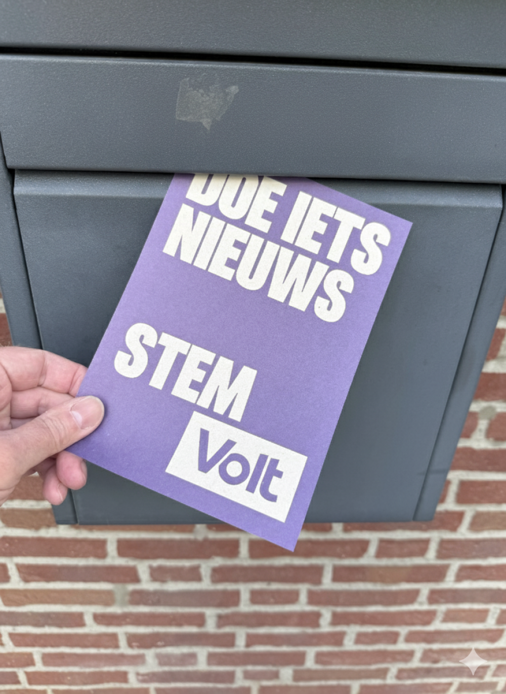 TKV25 flyer bij brievenbus