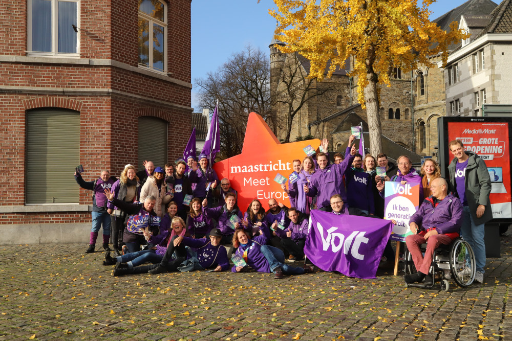 Volters in Maastricht bij Maastricht meet Europe ster