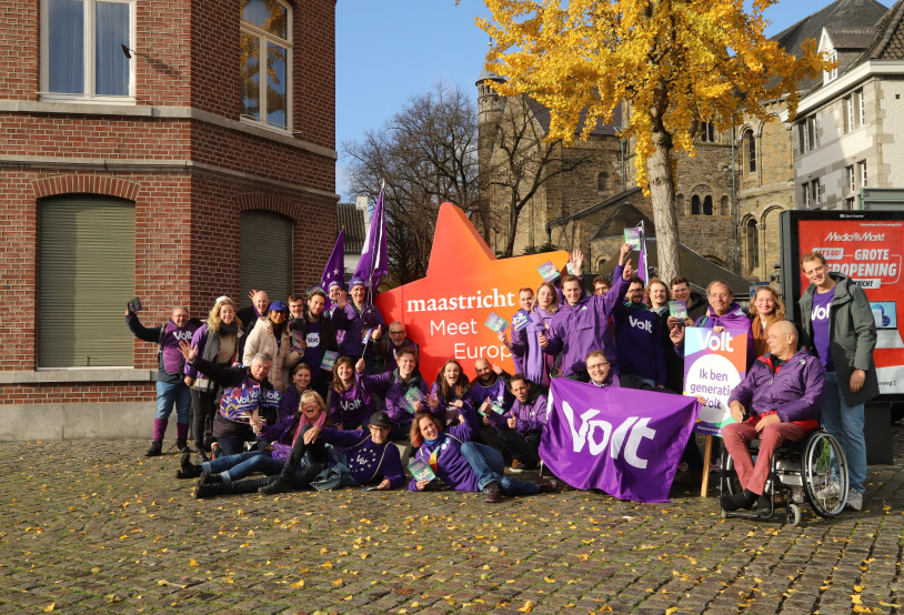 Volters in Maastricht bij Maastricht meet Europe ster