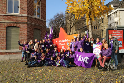 Volters in Maastricht bij Maastricht meet Europe ster