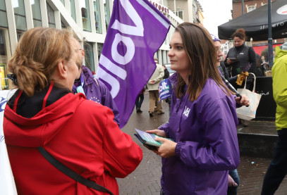 Romy in actie tijdens de TKV23 in Venlo