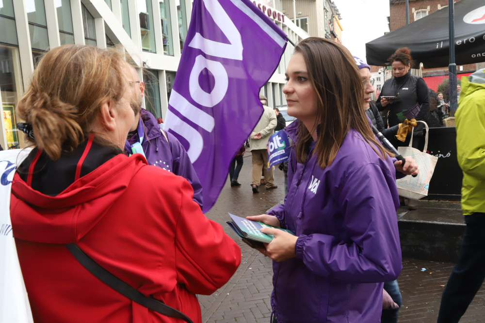 Romy in actie tijdens de TKV23 in Venlo