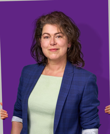 Astrid Franke. Foto #4 op de lijst van Volt Haarlem. Fotograaf; Rico Ploeg, Haarlem, 2026.