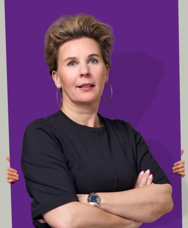 Foto Renate Tromp #6 op de lijst van Volt Haarlem. Fotograaf; Rico Ploeg, Haarlem, 2026.