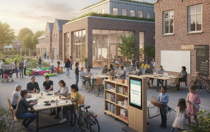 Buurt samenkomst (AI generated)