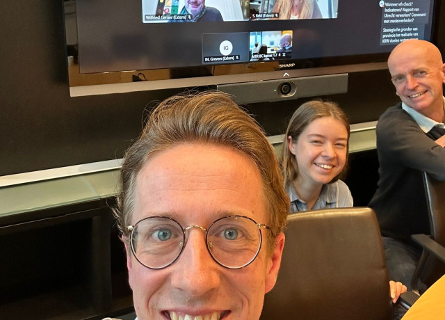 Online overleg van de Volt fractie in Overijssel over Water