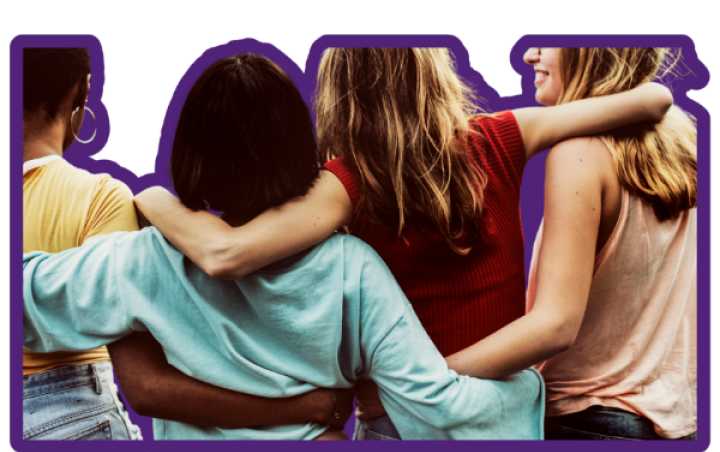 Armen om elkaar heen