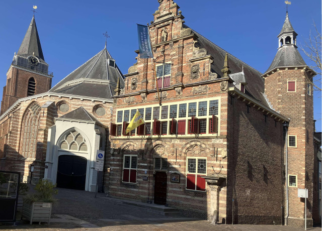 Foto van het stadsmuseum in het centrum van Woerden